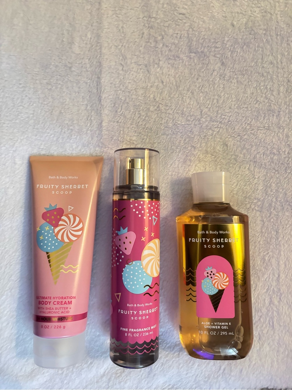 NWT Bath & Body Works Fruity Sherbet Scoop Bundle!